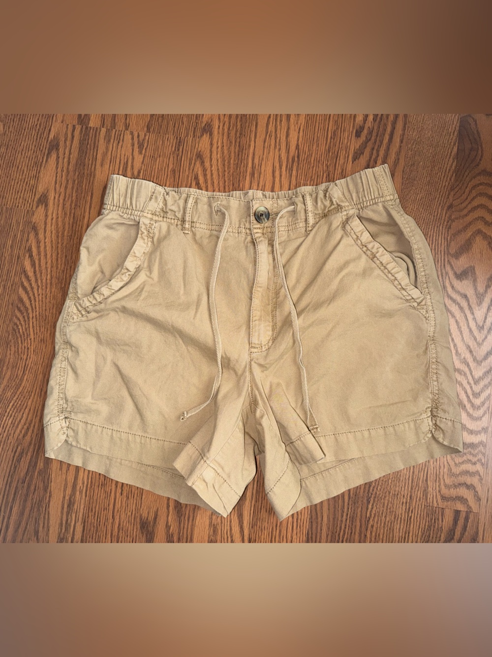 Sonoma Khaki Drawstring Women's Bermuda Shorts